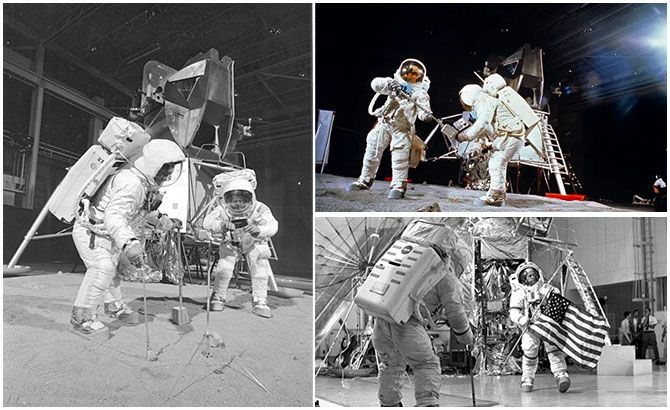 Entrenamientos de la NASA en platós cinematográficos alimentaron la conspiración Entrenamientos de la NASA en platós cinematográficos alimentaron la conspiración