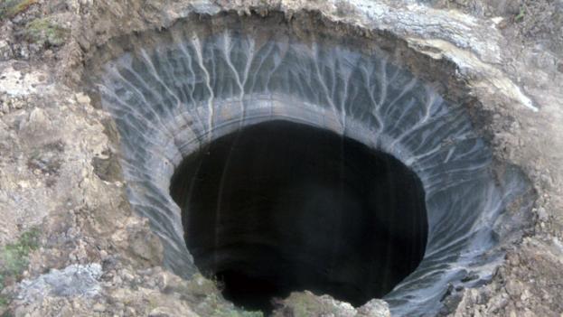 Un agujero gigante descubierto en el distrito autónomo de Yamalia-Nenetsia