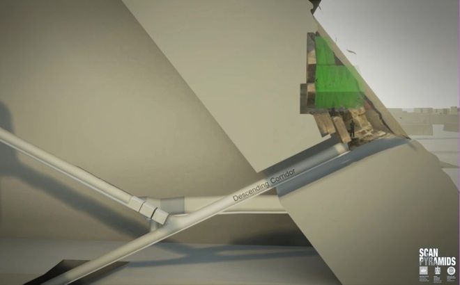 scan pyramids construir gran piramide
