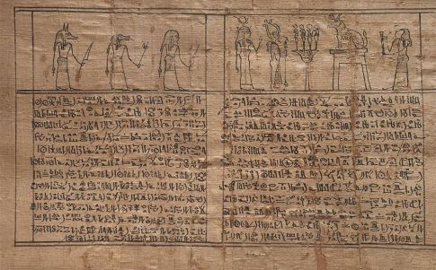 Resucitan un antiguo Libro de la respiración egipcio