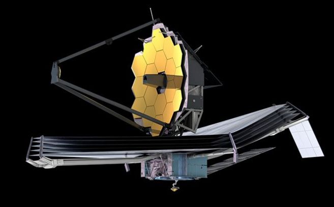 Recreación en 3D del Telescopio Espacial James Webb Recreación en 3D del Telescopio Espacial James Webb