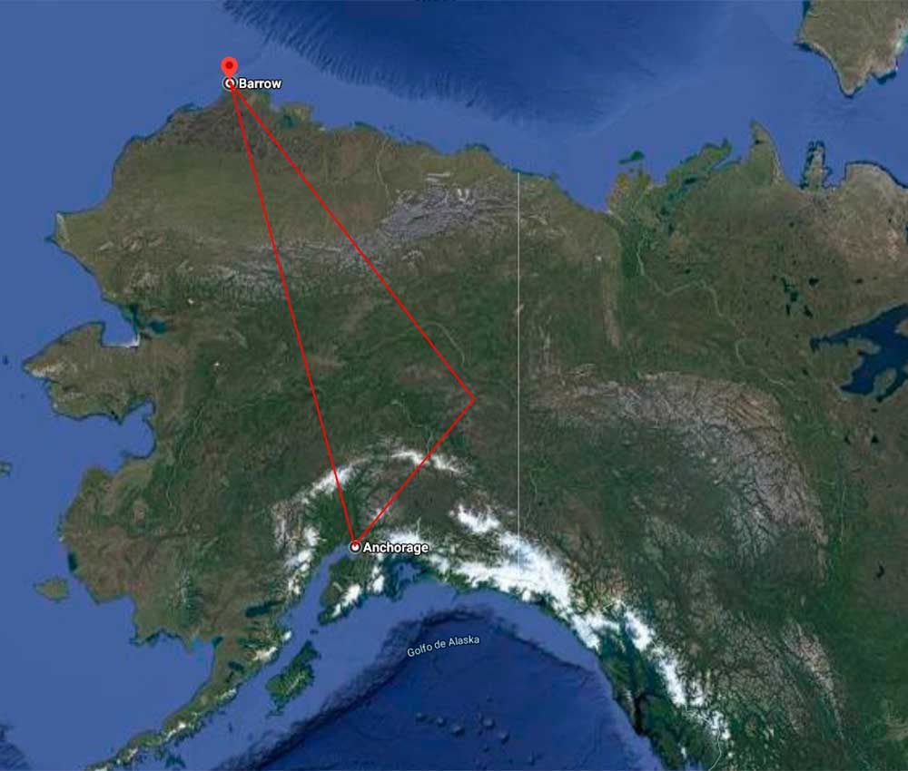 En el triángulo de Alaska han desaparecido 16.000 personas En el triángulo de Alaska han desaparecido 16.000 personas