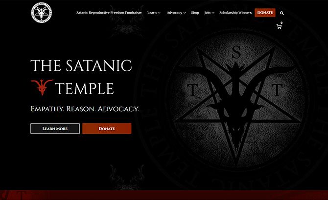 Web templo de Satán