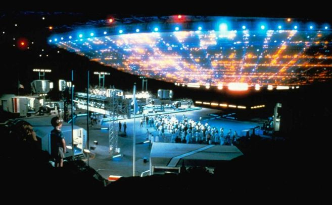 Escena final de Encuentros en la tercera fase de Spielberg Escena final de Encuentros en la tercera fase de Spielberg