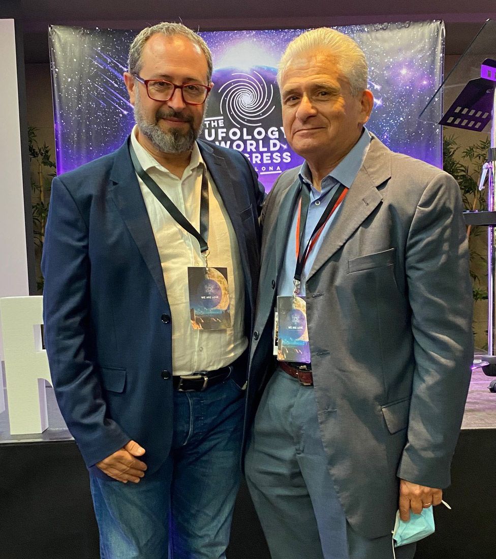 Pinotti con el autor de este post