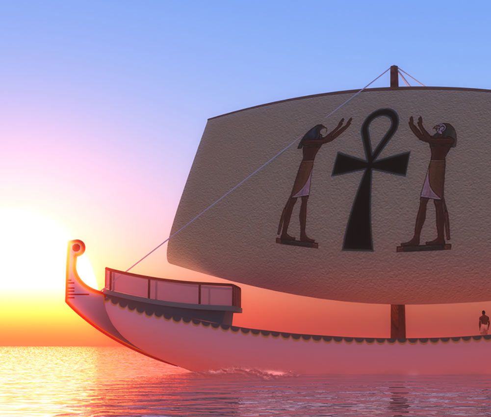 Navegantes del antiguo Egipto en Irlanda