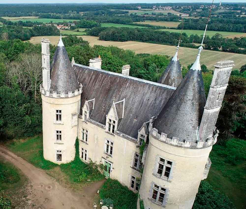 Imagen del castillo más encantado de Francia (Crédito: https://www.fougeret.com/en)
