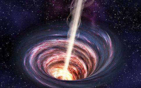 Descubren dos agujeros negros supermasivos en "rumbo de colisión"