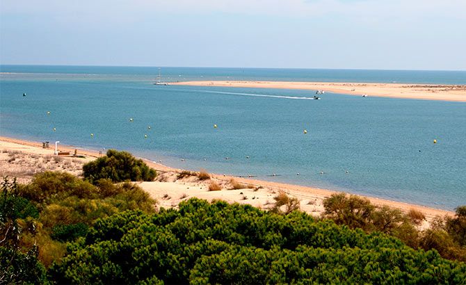 Playas de El Portil, Punta Umbría, donde fue hallado el cadáver de William Martin