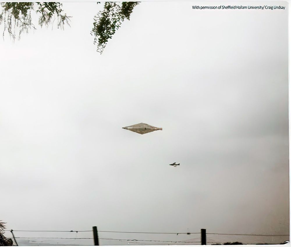 Imagen del incidente ovni de Calvine (Universidad Sheffield Hallam/Craig Lindsay)
