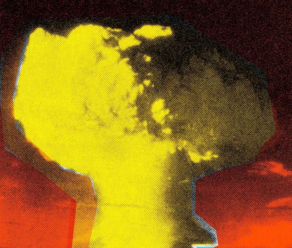 La cosa esa de la guerra atómica...