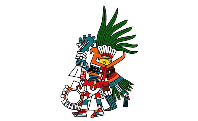 Huitzilopochtli, dios azteca de la guerra