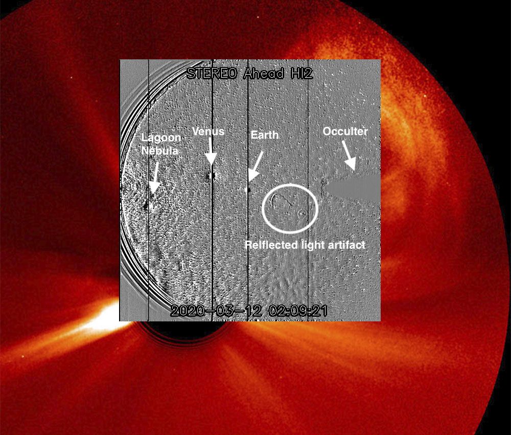Qué misterioso objeto capta regularmente la sonda STEREO Ahead