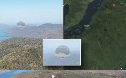 Aparentemente, la esfera fue vista cerca del borde del lago George