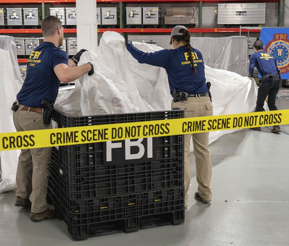 Restos del presunto globo espía recuperado en febrero