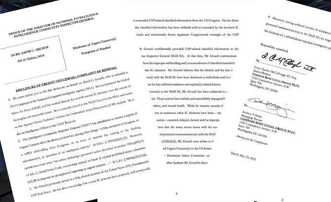 Denuncia presentada al Inspector General de Inteligencia