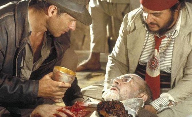 Un fotograma de la última cruzada de Indiana Jones