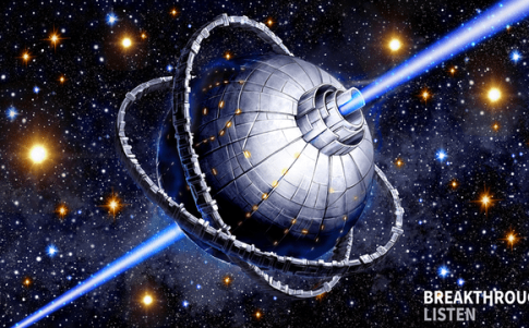 Una ilustración del proyecto Breaktrough Listen