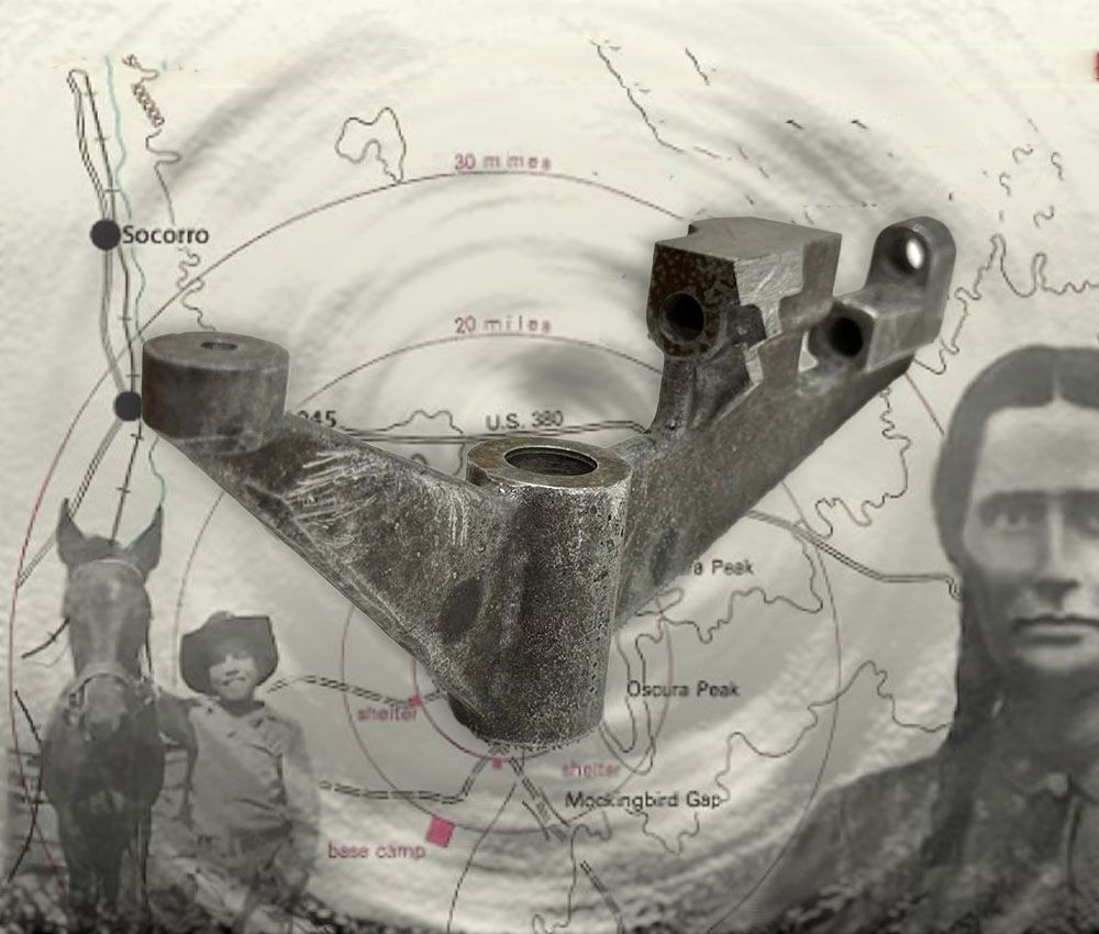 Esta pieza de un ovni se custiodará en México