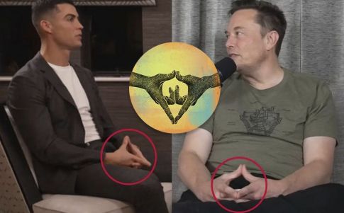 Dos famosos empleando mudras