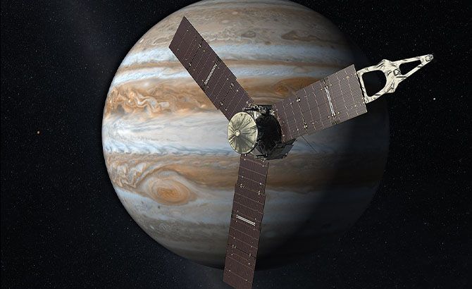 La sonda Juno despegó en 2011 a Júpiter