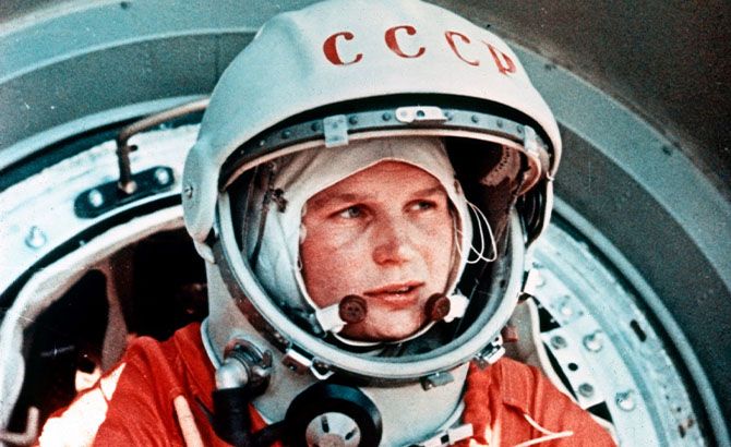La astronauta Valentina Tereshkova