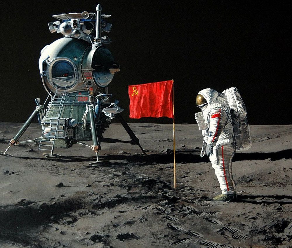 Los soviéticos llegaron a la Luna Los soviéticos llegaron a la Luna