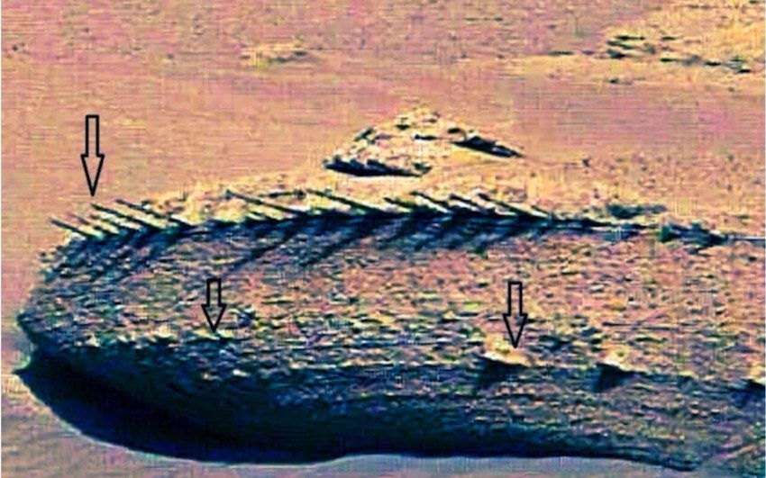 Misteriosas marcas en Marte
