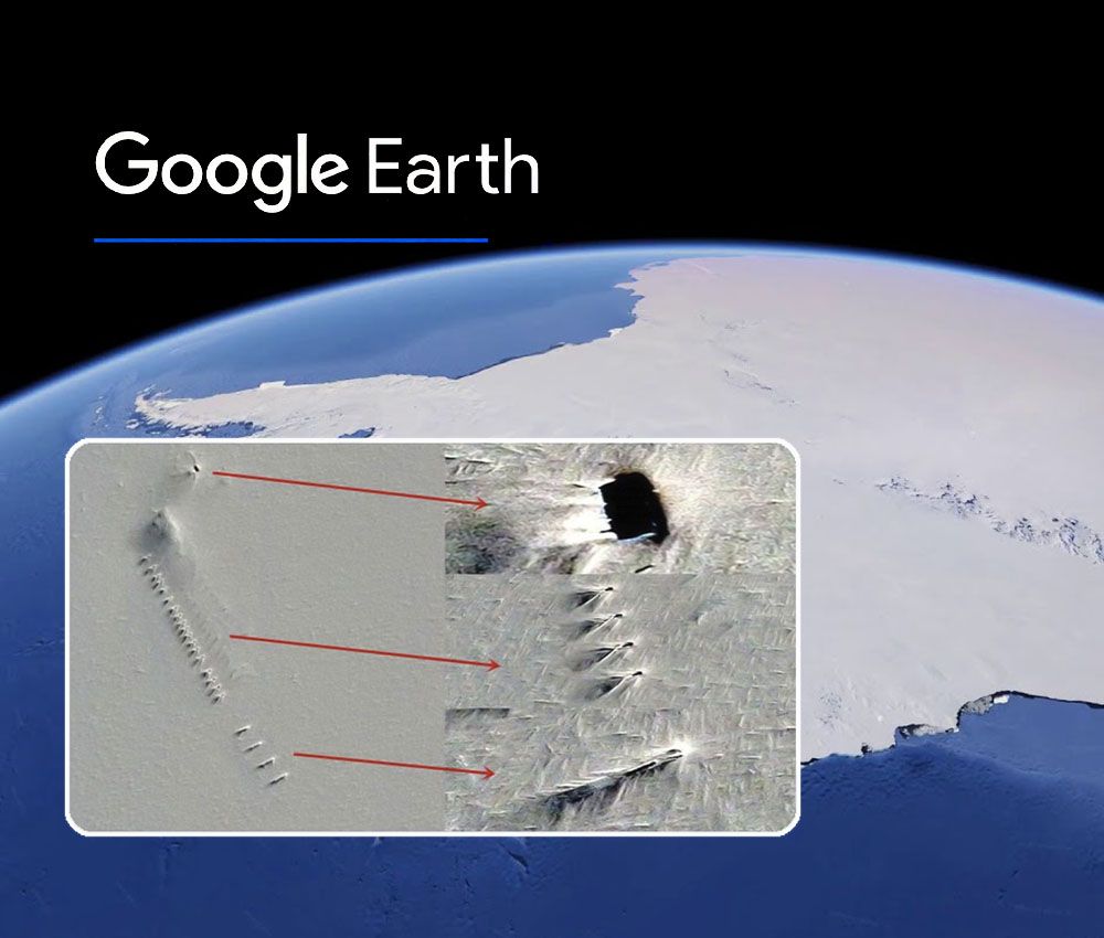 Anomalías detectadas con Google Earth