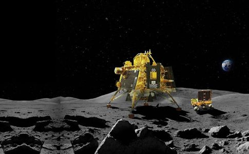 Chandrayaan 3 en la superficie de la Luna