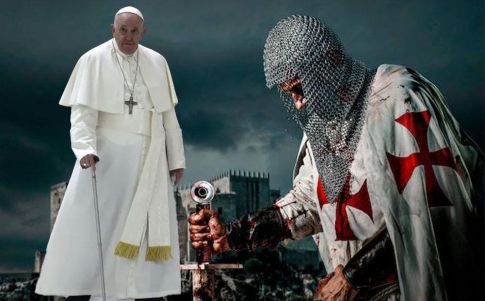 Los templarios demandan al Papa Francisco