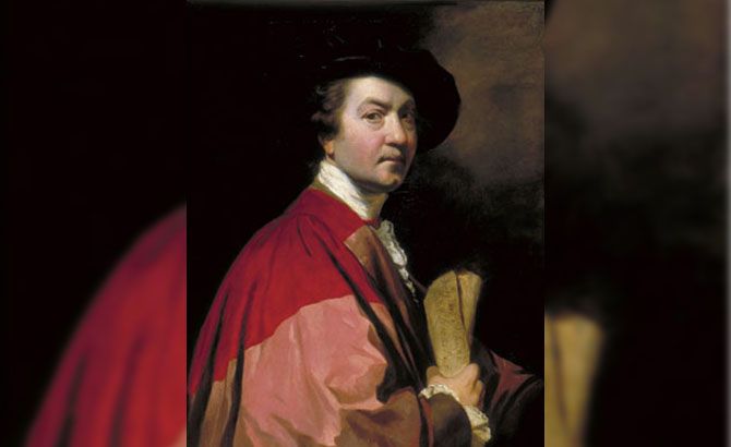 El artista británico Joshua Reynolds
