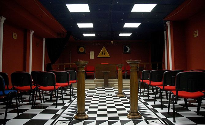 Una logia masónica Una logia masónica