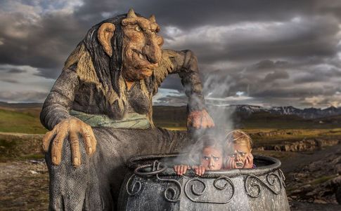 La troll Grýla devora a los niños malos de Islandia