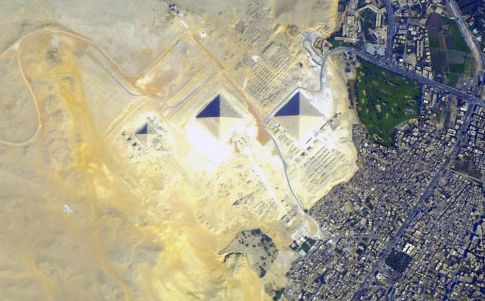 Foto satelital de la meseta   NASA