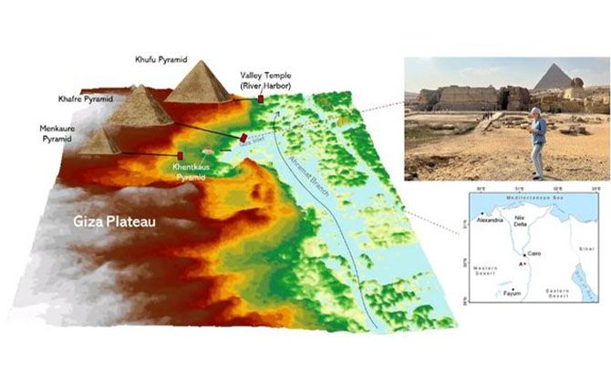 Reconstrucción visual del aspecto de la meseta en el 4500 aC