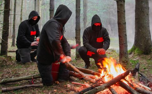 Recreación IA de un ritual satánico