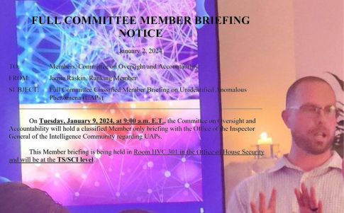 Las declaraciones de Grusch serán examinadas en una sesión ultrasecreta