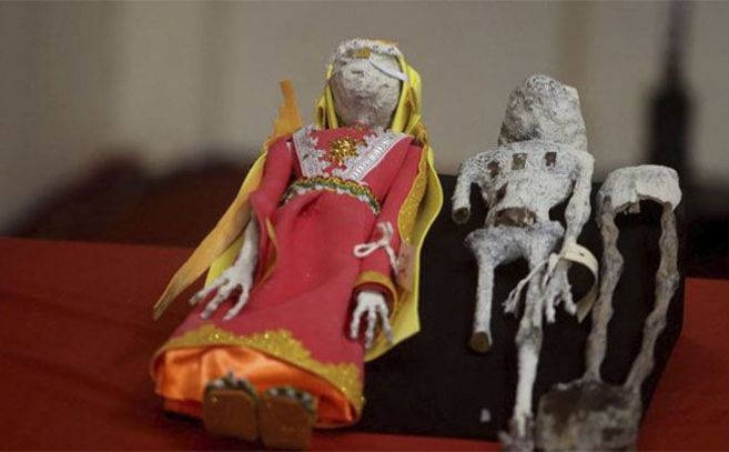 Las momias analizadas por el equipo forense del Ministerio Público del Perú Las momias analizadas por el equipo forense del Ministerio Público del Perú