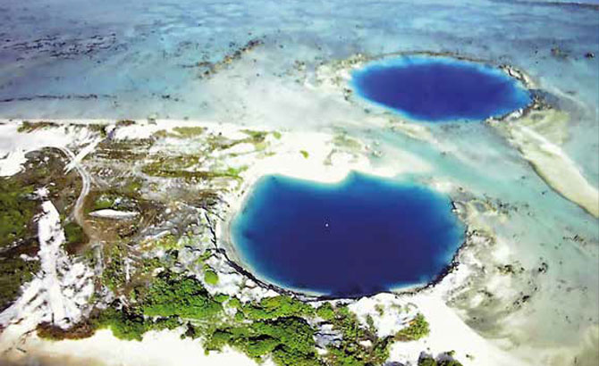 El atolón de Enewetak