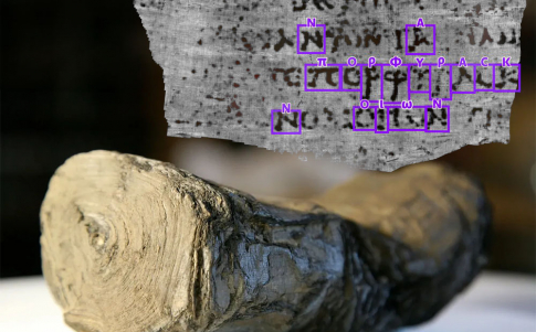 IA para descifrar papiros carbonizados