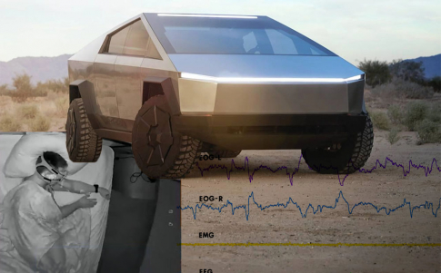 Controlan un Tesla Cybertruck en sueños