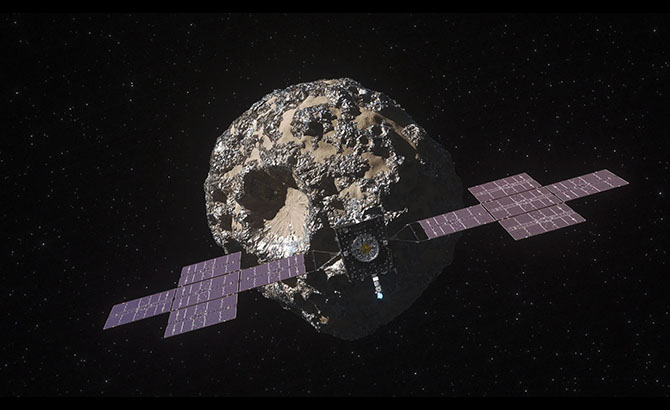 La nave Psyche de la NASA camino del asteroide del mismo nombre