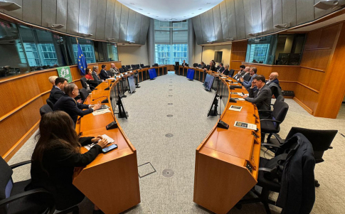 Un momento de la reunión celebrada ayer