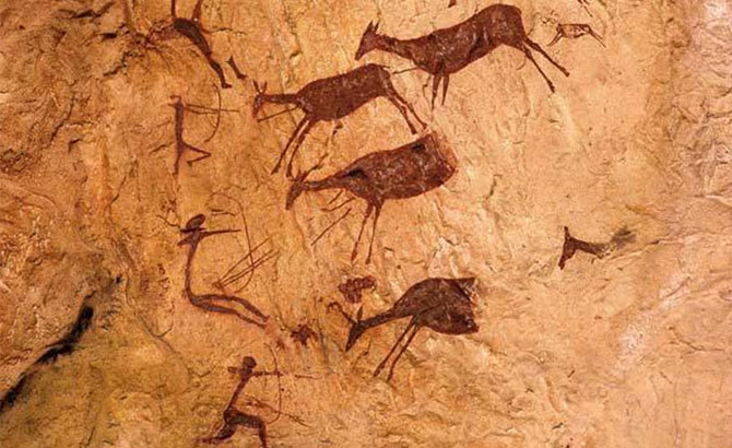 Escenas prehistóricas de caza