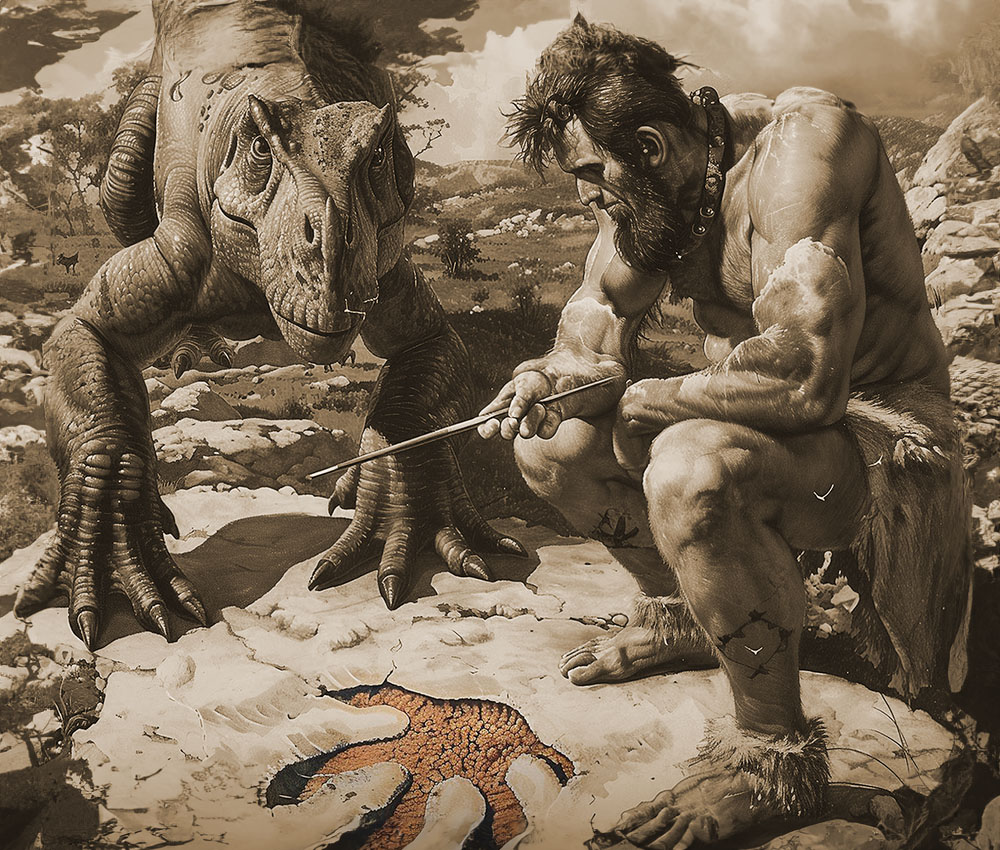 Hombres y dinosaurios no vivieron en la misma era geológica