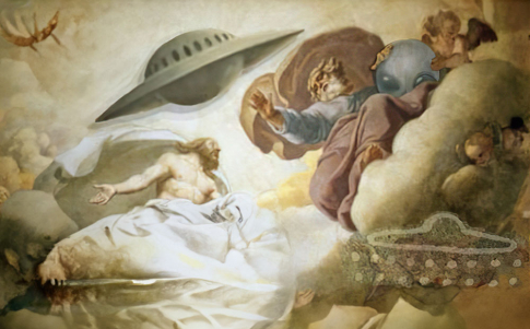 Interpretación IA de la Creación de Miguel Ángel