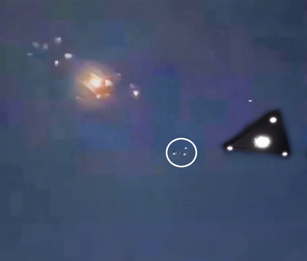 Fue avistado un avión secreto durante el ataque de Irán