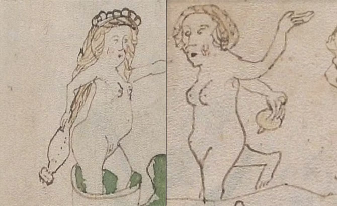El Voynich se prodiga en imágenes con mujeres desnudas