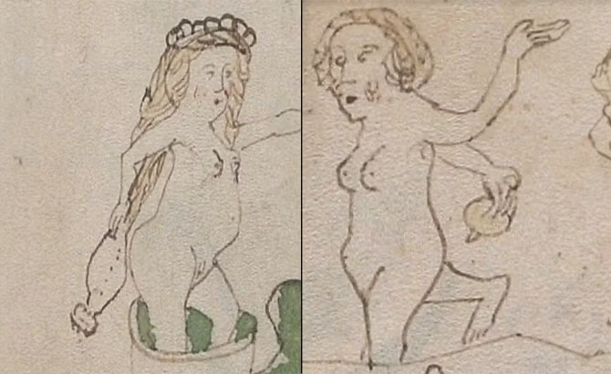 El Voynich se prodiga en imágenes con mujeres desnudas El Voynich se prodiga en imágenes con mujeres desnudas